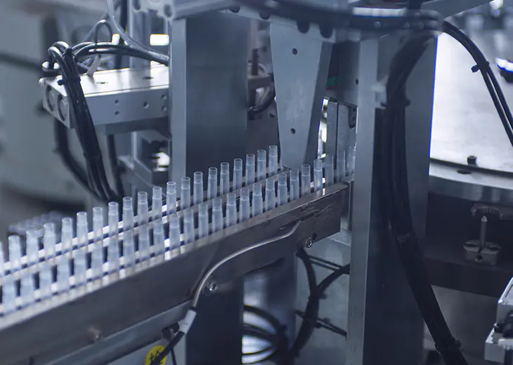 Как автоматическая сборочная машина для насосов для лосьонов обрабатывает такие компоненты, как пружины, клапаны и сопла во время сборки?
